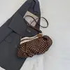 Bolsa Nuvem Plissada de Bolinhas para Mulheres, Nova Bolsa de Ombro Fashion de Alto Valor Estilo Ins, Bolsa Transversal Casual Elegante para Meninas