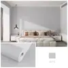 Fondo de Mesita de Noche de Dormitorio Color Sólido Papel Tapiz No Tejido Estilo Escandinavo Sala de Estar Pared de Fondo de TV Papel Tapiz Casa Entera Color Liso