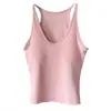Camisola estilo "Hot Girl" con espalda cruzada y copas incorporadas, Cómoda para usar sola o debajo de otra ropa, Transpirable, Corte ajustado, Copas fijas, Sujetador tipo bralette cruzado para mujer