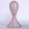 Cabeça de Manequim Feminina de Plástico Branco Modelo de Cabeça Feminina Cabeça de Exibição Molde de Cabeça Cabeça Abstrata Peruca Chapéu Cachecol Suporte de Exibição