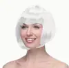 Ventas Directas de Fábrica Pelucas Monocromáticas para Estudiantes Pelucas Bob Carnaval Festival Comercio Exterior Pelucas de Muñeca Coloridas Cabello Corto Cabello Corto Lacio