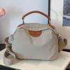 Bolsa de Mão Casual de Lona Nova para a Temporada 2025 Grande Capacidade Elegante Bolsa Transversal Versátil de Alto Valor para Mulheres