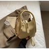 Bolso de Hombro Retro Moderno Maillard Style 2025 Elegante Bolso Cruzado de un Solo Hombro Tipo Cubo Bolso de Mano para Mujer