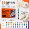 Novas Canetas para Tecido para Bolsas de Lona DIY, Sapatos, Camisetas, Pintura à Mão Livre, Marcadores, Marcadores à Base de Óleo Que Não Desbotam Nem Borram