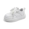 Zapatos Deportivos Ultra Ligeros para Niños, Tenis, Estilo Otoño 2025, Zapatos de Campus Estilo Preppy para Niños, Zapatos Blancos con Velcro para Bebés Niñas