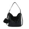 Bolsa de Palha Grande Capacidade Feminina 2026 Nova Casual Simples Ombro Transversal Versátil para o Dia a Dia Bolsa Saco
