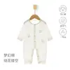 Enterizo de Verano para Bebé, Adorable Kimono Delgado de Algodón para Bebé en Verano, Ropa con Aire Acondicionado para Recién Nacidos y Bebés