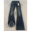 Jeans Acampanados con Caída Estilo Vintage para Mujer, Nuevos de Tiro Bajo Ajustados Elásticos Versátiles Casuales de Longitud Completa Bootcut