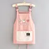 Avental de Desenho Animado Repelente à Água para Cozinha Doméstica, Avental Fofo, Roupa de Trabalho Fashion com Estampa para Catering, Anti-Manchas e Respirável