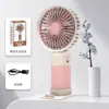 Ventilador de Mano Carga USB Mini Ventilador de Escritorio para Niños Estudiante Dormitorio Lindo Portátil Regalo Multifunción