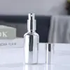 Frasco de Óleo Essencial Galvanizado a Ouro Transfronteiriço 10ml Frasco com Conta-gotas de Vidro Frasco Vazio para Reembalagem de Loção Cosmética Frasco Spray Portátil
