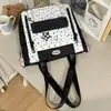 Estilo Coreano Dulce Estrella Dopamina Bolsa para Dolor Alto Aspecto Bloque de Color Estudiantes de Primaria Grados 3-5 Juego de Dos Piezas Mochila