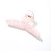 Pinza de tiburón esmerilado, pinza transparente para el cabello, horquilla para la parte posterior de la cabeza femenina, pinza cuadrada grande para el cabello, pinza para el cabello con cabeza plana, tocado