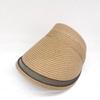 Sombrero de Sol Calado con Puntadas de Encaje para Mujer, Cubre Rostro de Verano, Sombrero de Paja, Gorra Protectora Solar para Exteriores con Protección UV