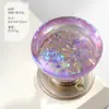 Manija Decorativa de Resina para Puerta de Gabinete y Armario, Manija de Puerta con Artesanía de Resina Incrustada, Manija de Puerta de Bola de Cristal