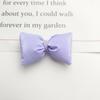 Estilo coreano cor sólida de couro de algodão bowknot acessórios headwear das crianças diy saco de roupas sapatos e meias acessórios decoração