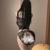 [Calcinhas de Abertura Traseira] Calcinhas de Renda Sexy para Mulheres, Tanga de Baixo Rise Puro Desejo com Abertura Traseira, Não Precisa Tirar, Erótica e Transparente