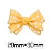 Corbata de moño plisada de gran venta, moño de lunares, hecho a mano, DIY, parche para funda de teléfono, pasador para el cabello, joyería, accesorios de resina al por mayor