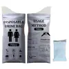 Bolsa de urina de emergência para carro Artefato de urina portátil Bolsa conveniente descartável para homens e mulheres Bolsa de urina de carro utilizável