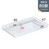 Gabinete de Baño Cerámico de Pared con Cubierta Semi-Empotrada, Lavabo Único Integrado con Placa de Roca para Lavado de Baño y Lavado de Manos