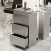 Armário de Ferramentas para Barbearia, Armário Dedicado para Ferramentas de Cabeleireiro para Salão de Beleza, Carrinho de Ferramentas para Permanente e Tintura, Armário com Gavetas de Armazenamento, Armário para Barbearia