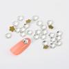 Transparente Fundo Plano Diamante Nail Art Diamante Especial-Shaped Diamante Longa Gota De Água Estrela Lantejoulas Nail Art Adesivos DIY Nail Art Jóias Adesivos