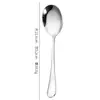 Acero Inoxidable Espesado 1010 Vajilla Occidental Cuchillo y Tenedor para Bistec Cuchara Revuelvecafé Tenedor de Frutas Pala para Pastel Cuchara Redonda para Hielo