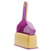 Pala para Arena de Gato traje Pala Universal Simple para Gato y Perro Color de Contraste Mango Largo Pala Limpiadora de Arena para Gato traje Productos para Mascotas en stock