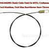 El cable del barredor de nieve 746-04229B 946-04229B se utiliza para el cable del barredor de nieve MTD Troy-Bilt.