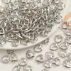 Pingente de borboleta love prateado vintage y2k material para colar pulseira com contas feitas à mão DIY acessórios de contas soltas