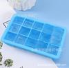 Bandeja de hielo de silicona de 15 rejillas de 3,3 cm, molde para cubitos de hielo, suministro directo del fabricante, bandeja de hielo de silicona creativa, modelo para hacer hielo DIY