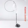 Fábrica em estoque brinquedo de gato vara dupla ventosa epóxi vara engraçada para gato fio de aço manual vara engraçada para gato brinquedo de pena para gato
