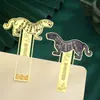 Marcador Plano de Metal Personalizado Zona Escénica Museo Hueco Soporte para Libros Estilo Chino Jindu Equivocado Tigre Fu Marea Nacional Marcador