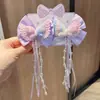 Nuevos Accesorios para el Cabello de Verano Estilo Vintage, Pinzas para el Cabello de Cinta de Princesa Hanfu con Lazo de Dibujos Animados, Adornos para el Cabello de Niños, Suministro al por Mayor