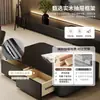 Mueble de TV para sala de estar, nuevo modelo 2026, apartamento pequeño, lujo ligero, sensación de alta gama, combinación de mesa de centro de pie y mueble de TV