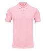 Polo Piqué de Algodón Puro de Color Puro 220g Holgado con Solapa Manga Corta Ropa de Trabajo Corporativa para Eventos Estampado Bordado Logotipo