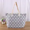 Bolsa de Tela Oxford en Stock, Bolsa Plegable de Cinco Compartimentos, Bolsa de Compras Multifuncional Impermeable con Cremallera, Bolsa de Almacenamiento Portátil Ecológica