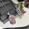 Versa Heavy Industries Gaoding Colgante de Polvo de Gran Quilate Papalacha Chapado en Oro de 18 Quilates Color Diamante Micro Destello Colgante