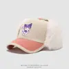 Gorra con Visera Infantil Juguetona de Kuromi Dulce Princesa Loli Gorra de Béisbol Protección para los Oídos Otoño e Invierno Sombrero para Bebé Transfronterizo