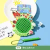 Chaveiro Mesa de Desenho Magnética de Bolas de Aço Autêntico Zootopia Brinquedo Divertido para Crianças Pingente de Mochila Presente Venda por Atacado