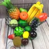 Modelo de Fruta de Simulação Conjunto de Frutas Falsas Maçã Banana Melancia Limão Laranja etc. Adereços para Fotos Decoração de Casa Exibição