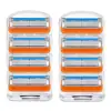 Adequado para Lâminas de Reposição Gillette Fusion Proglide 5 Lâminas de Cinco Camadas Lâmina de Barbear Masculina Atacado