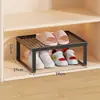 Estante Divisor para Zapatero, Organizador de Almacenamiento de Zapatos para Armario, Estante Doble para Zapatos, Estante para Zapatos Divisor Interno de Gabinete Multifuncional