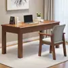 Escritorio de Madera Maciza Estilo Nórdico Escritorio de Computadora para Dormitorio Uso en Casa Estudiante de Secundaria/Preparatoria Escritorio para Escribir Sala de Estudio Escritorio de Oficina Engrosado Engrosado
