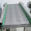 Transportador de cadena de placas de acero inoxidable, línea de producción de procesamiento de alimentos, cinta transportadora de clasificación para entrega exprés