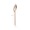 Amazon juego de cubiertos de acero inoxidable 304 con diseño de cuerda de cáñamo, cuchillo para bistec, tenedor y cuchara, cubertería gruesa de alta gama, creativa, occidental, juego de cinco piezas
