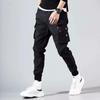 Pantalones Casuales Acolchados para Hombre con Forro Polar Espesado Pierna-Dedo Ajustado Marca de Moda Otoño e Invierno Pantalones Casuales para Hombre Estilo Coreano Moderno