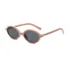 Marco de Gafas Ovalado Estilo Mismo que Zhang Yuanying Gafas de Nerd Marco Pequeño para Mujer Ojo de Gato Vintage Espejo Plano Anti-luz Azul
