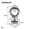 Anillos de riel deslizante de acero inoxidable 304 para toldo de RV, autocaravana, tienda de campaña, barco, kayak