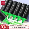 Set de Bolígrafos Resaltadores Deli 6 Colores Gran Capacidad Secado Rápido A Prueba de Manchas Punta Duradera Bolígrafo de Alto Valor para DIY y Journaling